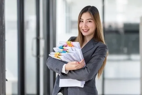 A process server with legal documents, ready to ensure the due process rights of individuals, representing their essential role in the justice system.