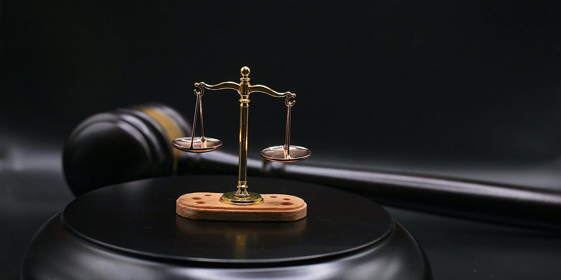 A gavel in a courtroom where process servers in Glendale, AZ, often work.